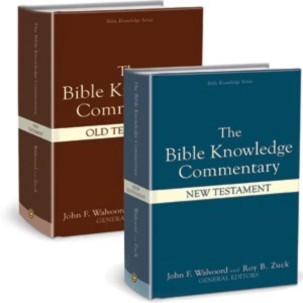 The Bible Knowledge Commentary two volume set by Walvoord and Zuck
